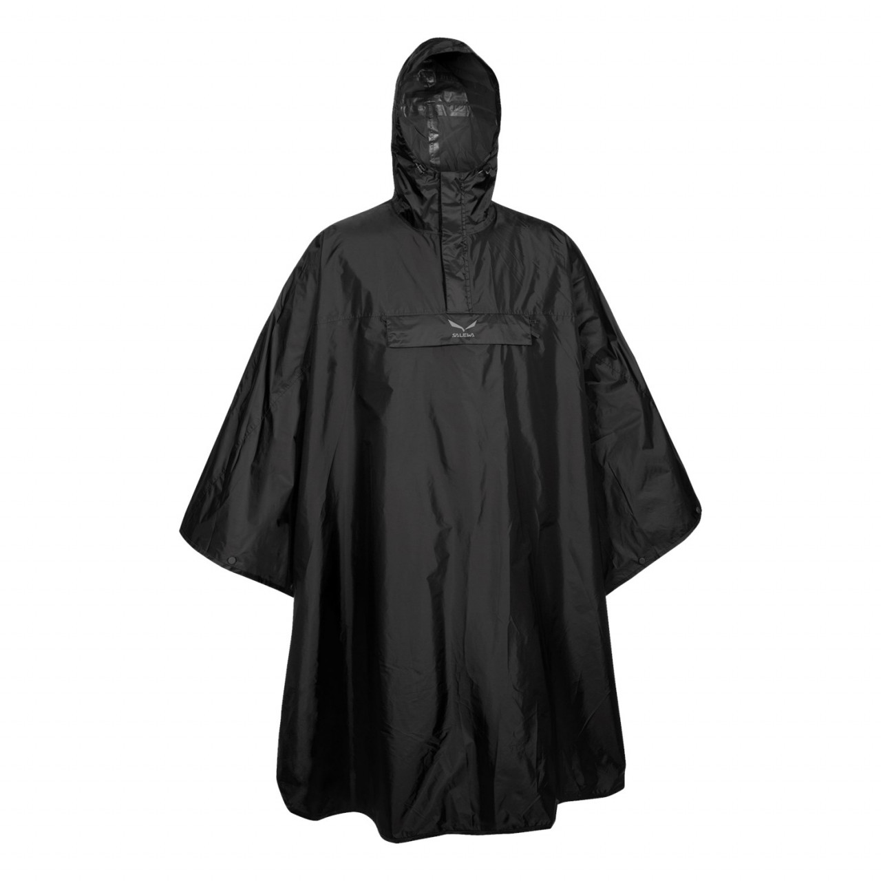 Salewa Puez Tec Rain Poncho Μπουφάν Hardshell ανδρικα μαυρα Greece EA5680723